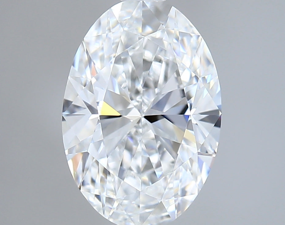 1.57 Carat Oval Shaped, Ideal Cut, D Color, VVS1 Clarity, IGI Certified Lab Grown Diamond