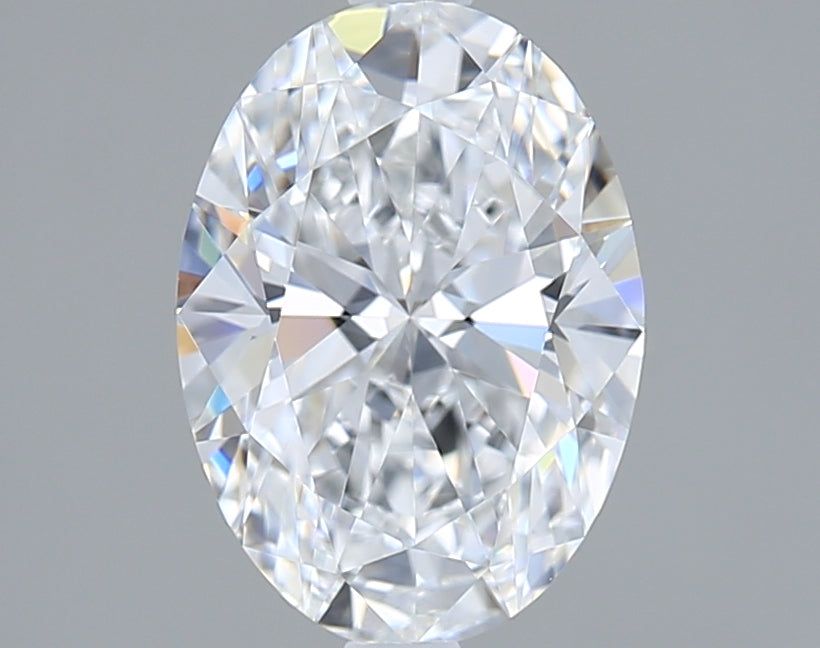 1.53 Carat Oval Shaped, Ideal Cut, D Color, VVS1 Clarity, IGI Certified Lab Grown Diamond