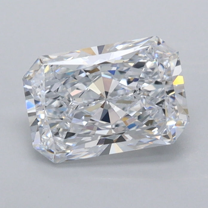 1.04 Carat Radiant Shaped, Ideal Cut, D Color, VVS2 Clarity, IGI Certified Lab Grown Diamond