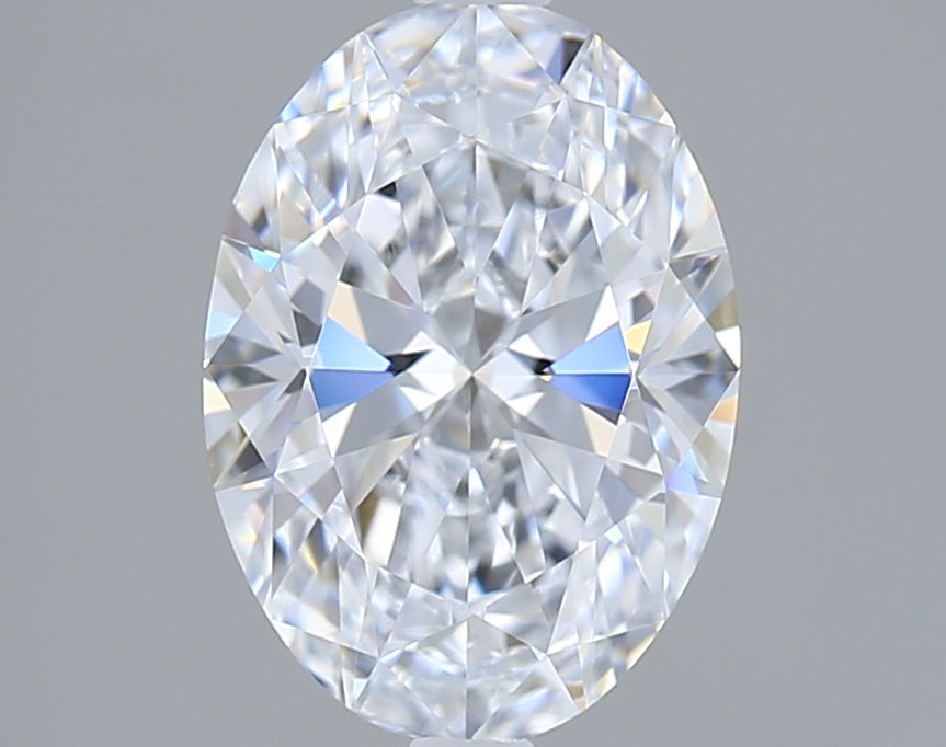 1.87 Carat Oval Shaped, Ideal Cut, D Color, VVS1 Clarity, IGI Certified Lab Grown Diamond