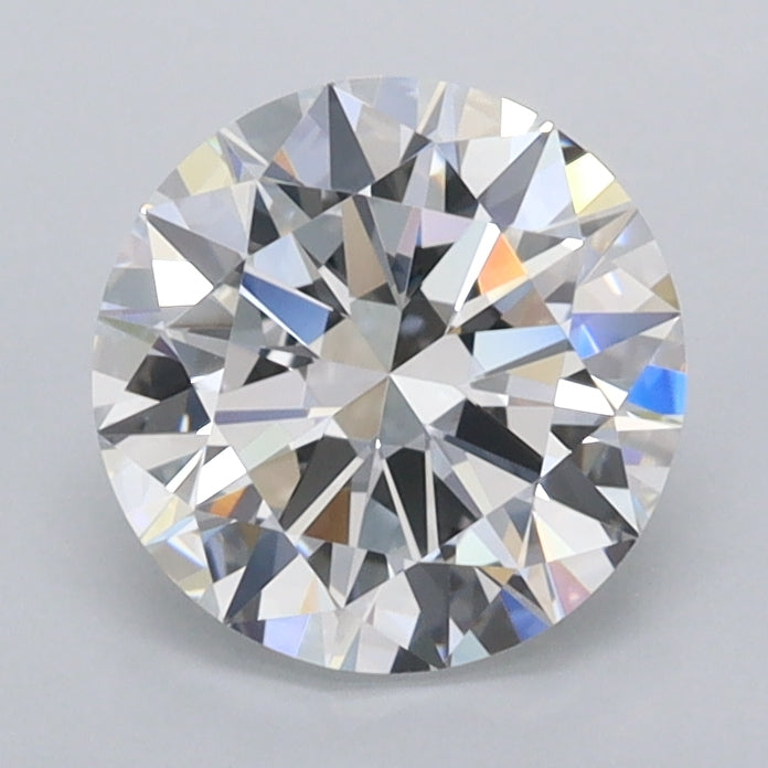 1.50 Carat Round Shaped, Good Cut, D Color, VVS2 Clarity, IGI Certified Lab Grown Diamond