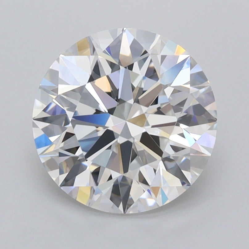 2.02 Carat Round Shaped, Ideal Cut, D Color, VVS1 Clarity, IGI Certified Lab Grown Diamond