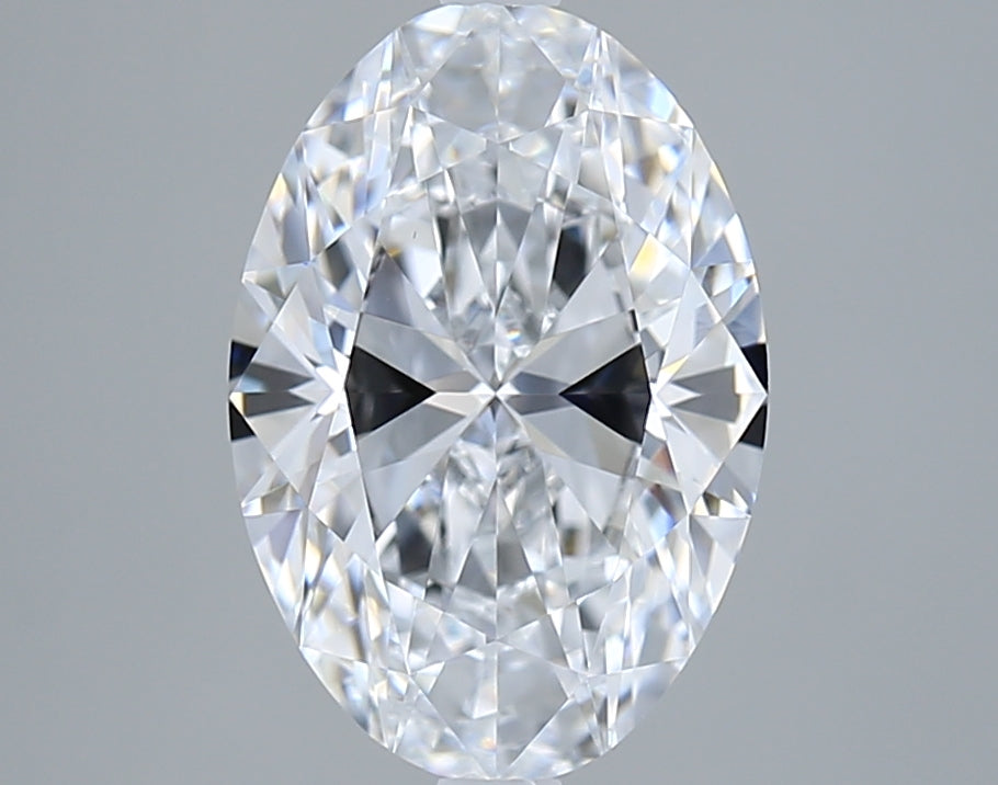 2.82 Carat Oval Shaped, Ideal Cut, D Color, VVS2 Clarity, IGI Certified Lab Grown Diamond