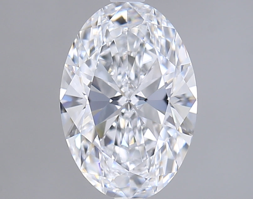 2.04 Carat Oval Shaped, Ideal Cut, D Color, VVS2 Clarity, IGI Certified Lab Grown Diamond