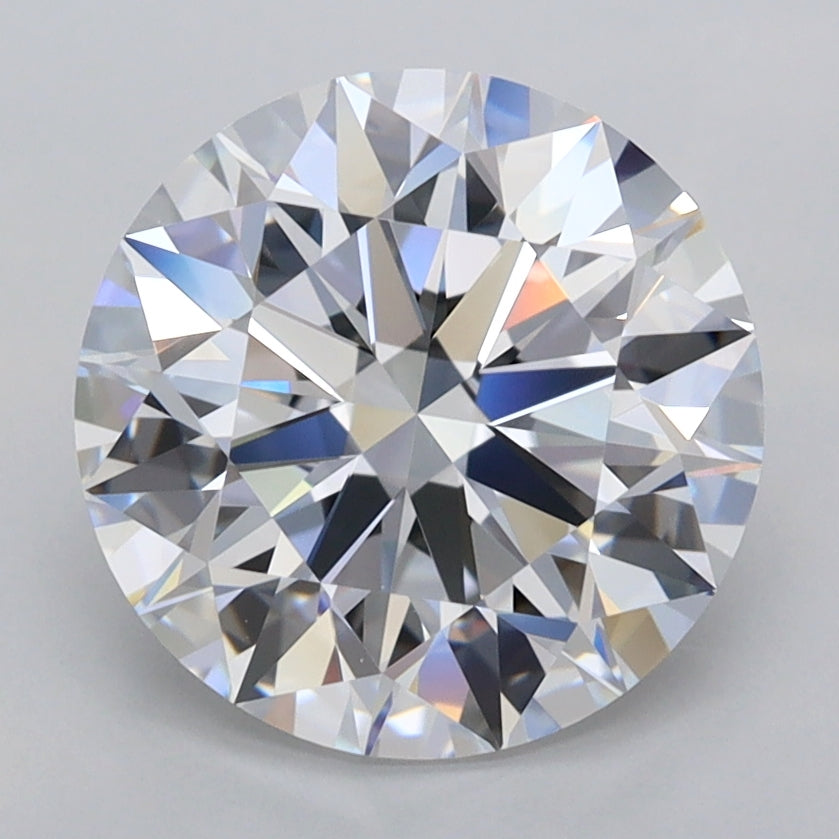 3.07 Carat Round Shaped, Ideal Cut, E Color, VVS1 Clarity, IGI Certified Lab Grown Diamond