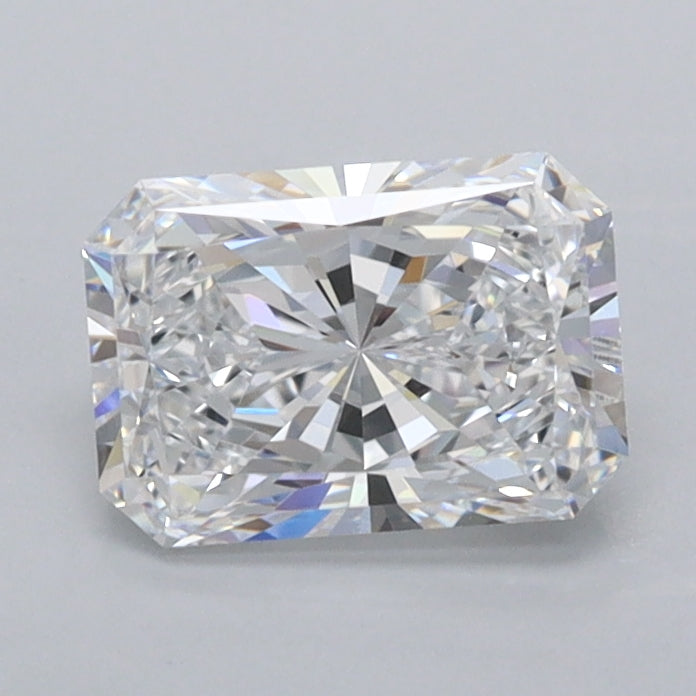 1.03 Carat Radiant Shaped, Ideal Cut, D Color, VVS2 Clarity, IGI Certified Lab Grown Diamond