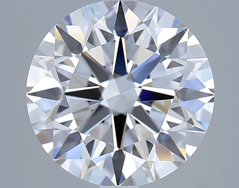 2.54 Carat Round Shaped, Ideal Cut, D Color, VVS2 Clarity, IGI Certified Lab Grown Diamond