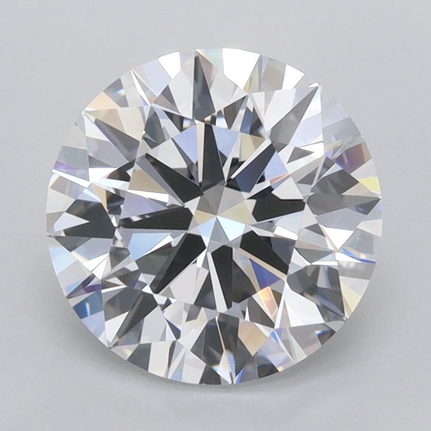 2.51 Carat Round Shaped, Excellent Cut, D Color, VVS1 Clarity, IGI Certified Lab Grown Diamond