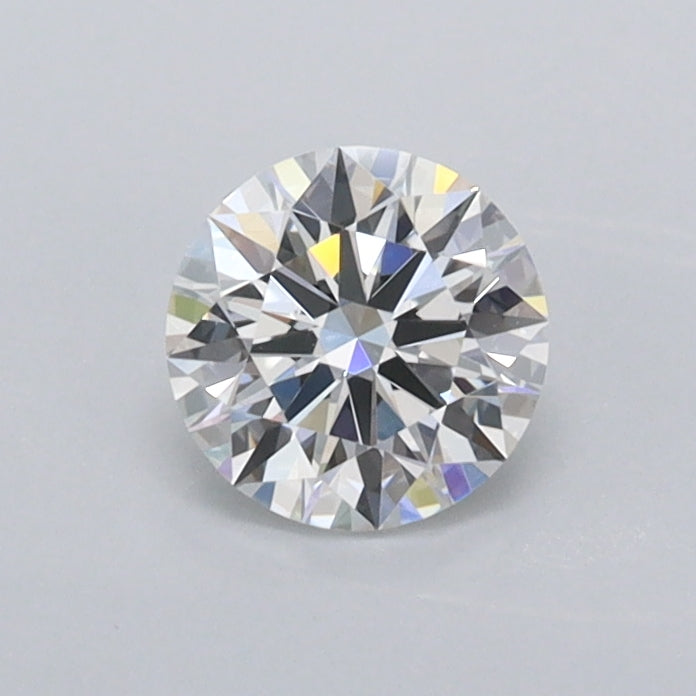 0.52 Carat Round Shaped, Excellent Cut, D Color, VVS2 Clarity, IGI Certified Lab Grown Diamond