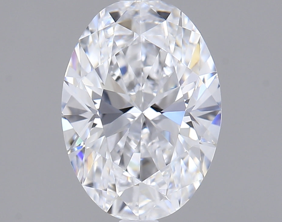 1.53 Carat Oval Shaped, Excellent Cut, D Color, VVS1 Clarity, IGI Certified Lab Grown Diamond