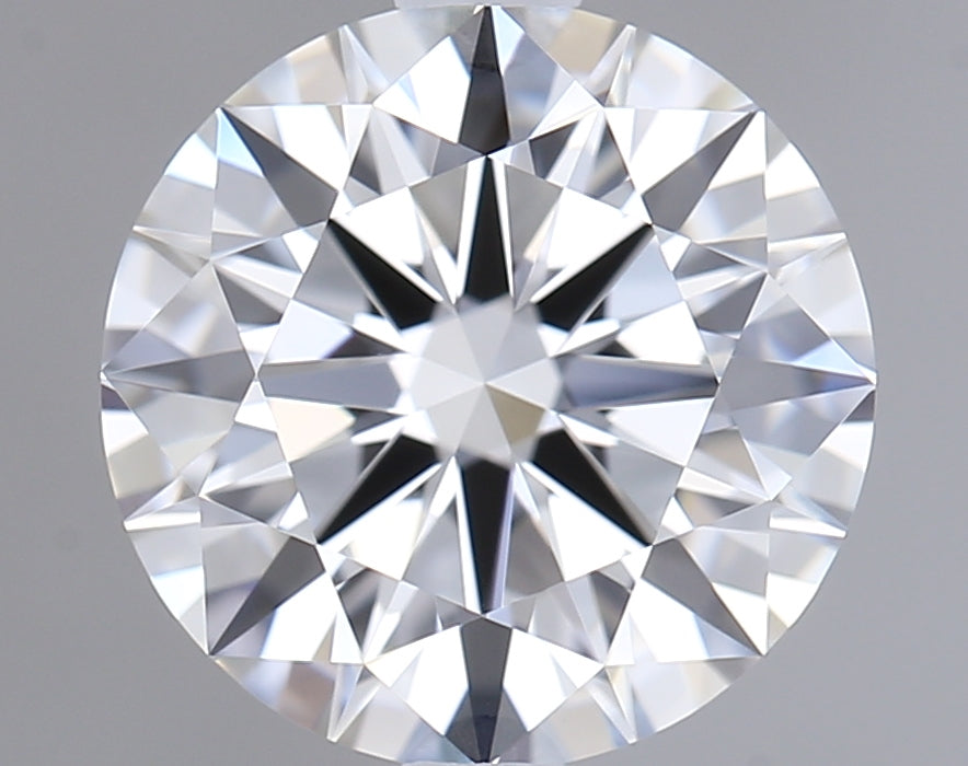 1.73 Carat Round Shaped, Ideal Cut, D Color, VVS1 Clarity, IGI Certified Lab Grown Diamond