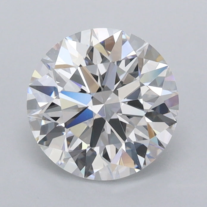 1.28 Carat Round Shaped, Ideal Cut, D Color, VVS2 Clarity, IGI Certified Lab Grown Diamond