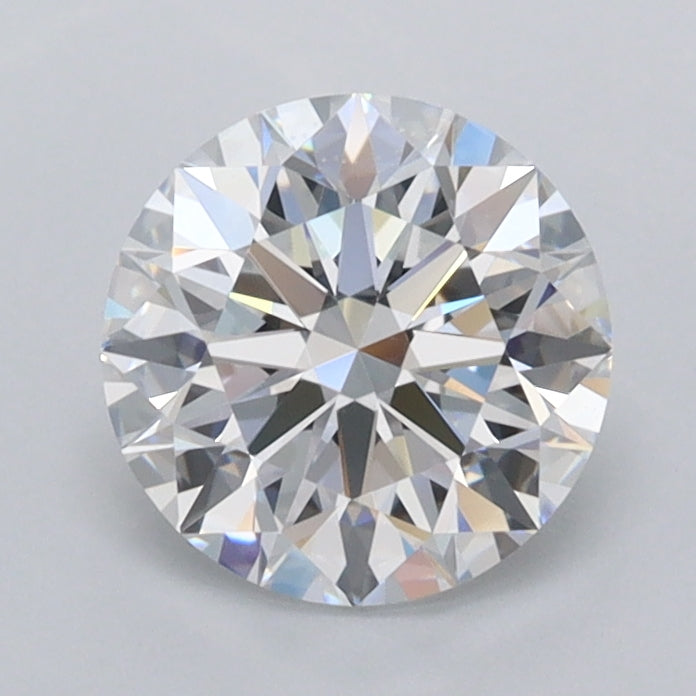 1.28 Carat Round Shaped, Ideal Cut, D Color, VVS2 Clarity, IGI Certified Lab Grown Diamond