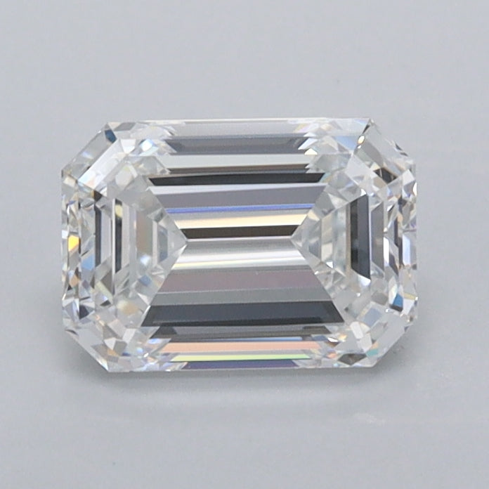 1.05 Carat Emerald Shaped, Ideal Cut, D Color, VVS1 Clarity, IGI Certified Lab Grown Diamond