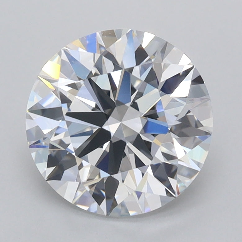 2.02 Carat Round Shaped, Ideal Cut, D Color, VVS1 Clarity, IGI Certified Lab Grown Diamond