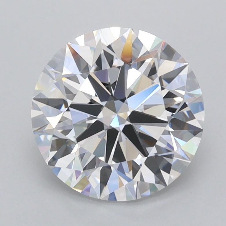 2.02 Carat Round Shaped, Ideal Cut, D Color, VVS1 Clarity, IGI Certified Lab Grown Diamond
