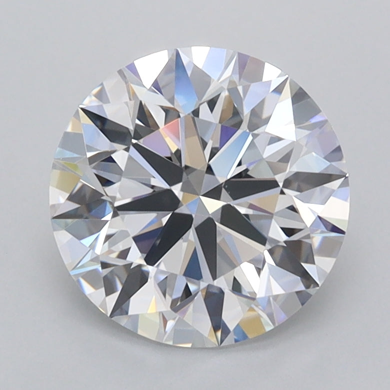 2.00 Carat Round Shaped, Ideal Cut, D Color, VVS1 Clarity, IGI Certified Lab Grown Diamond