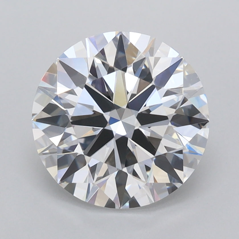 2.18 Carat Round Shaped, Ideal Cut, D Color, VVS1 Clarity, IGI Certified Lab Grown Diamond