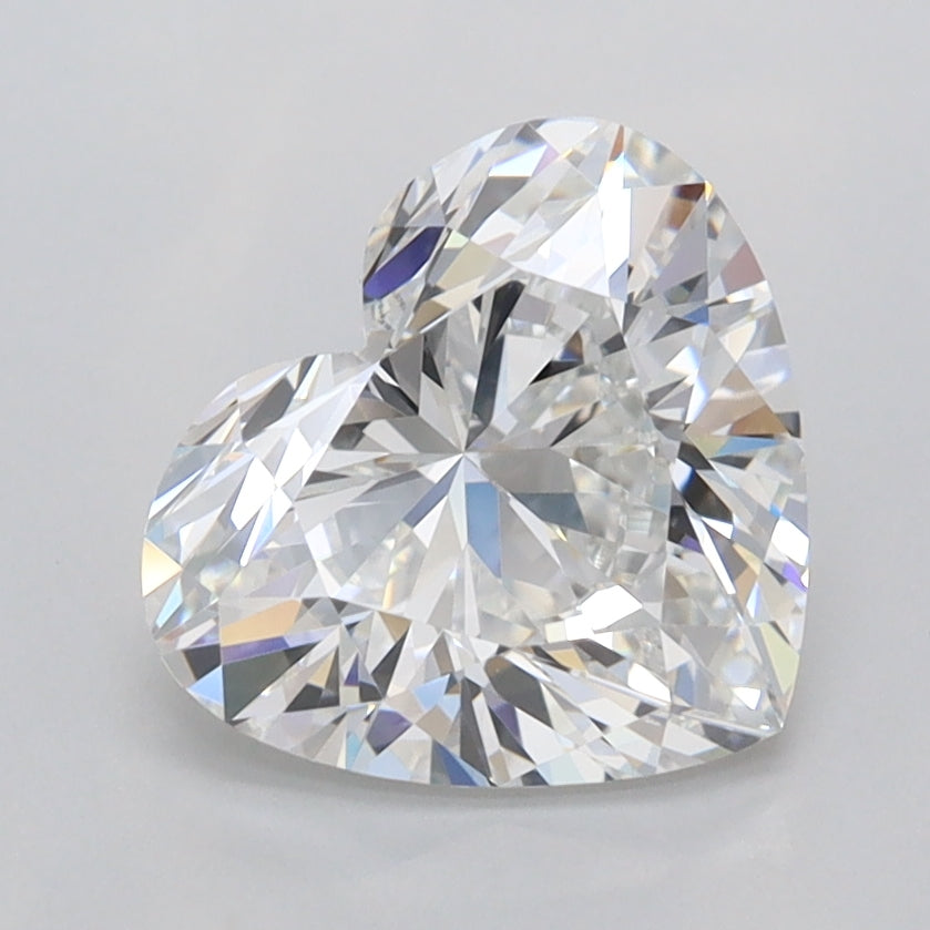 2.00 Carat Heart Shaped, Ideal Cut, E Color, IF Clarity, IGI Certified Lab Grown Diamond