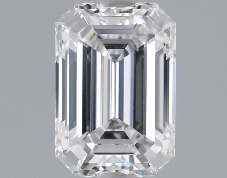 1.53 Carat Emerald Shaped, Ideal Cut, D Color, VVS1 Clarity, IGI Certified Lab Grown Diamond