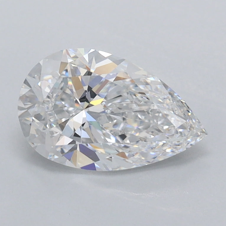 1.05 Carat Pear Shaped, Ideal Cut, E Color, VVS1 Clarity, IGI Certified Lab Grown Diamond
