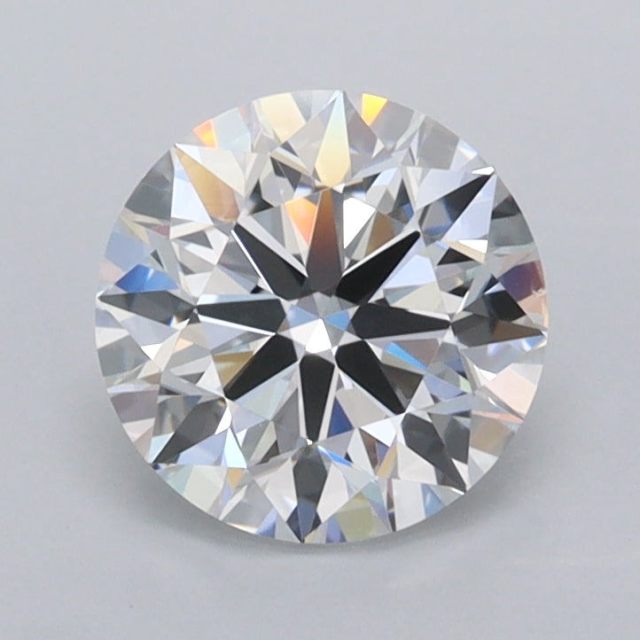1.29 Carat Round Shaped, Ideal Cut, D Color, VVS2 Clarity, IGI Certified Lab Grown Diamond