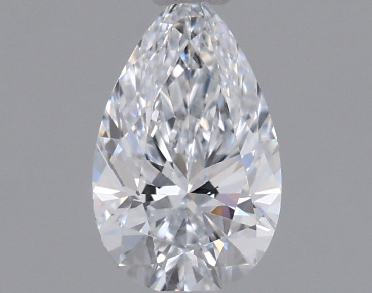 0.48 Carat Pear Shaped, Ideal Cut, E Color, VVS2 Clarity, IGI Certified Lab Grown Diamond