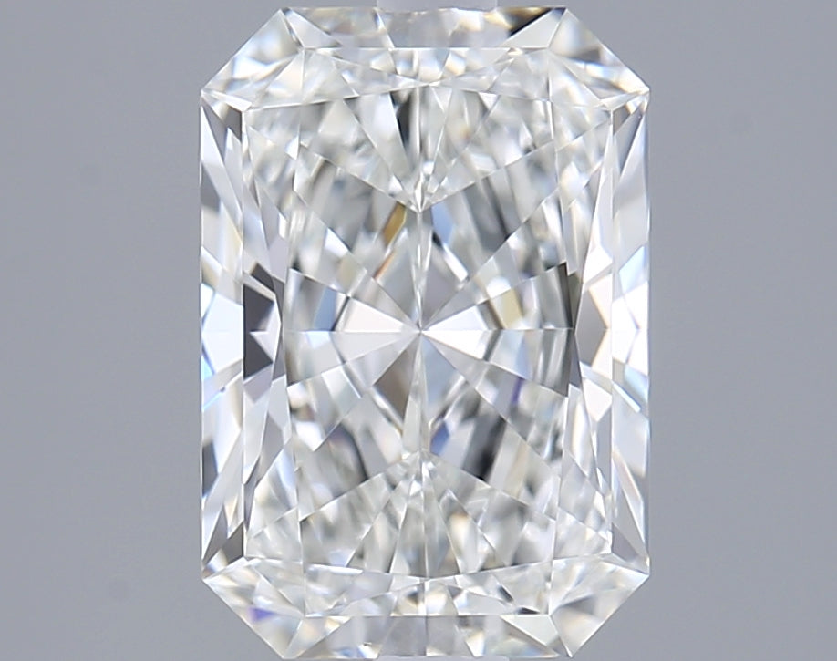 1.95 Carat Radiant Shaped, Ideal Cut, E Color, VVS1 Clarity, IGI Certified Lab Grown Diamond