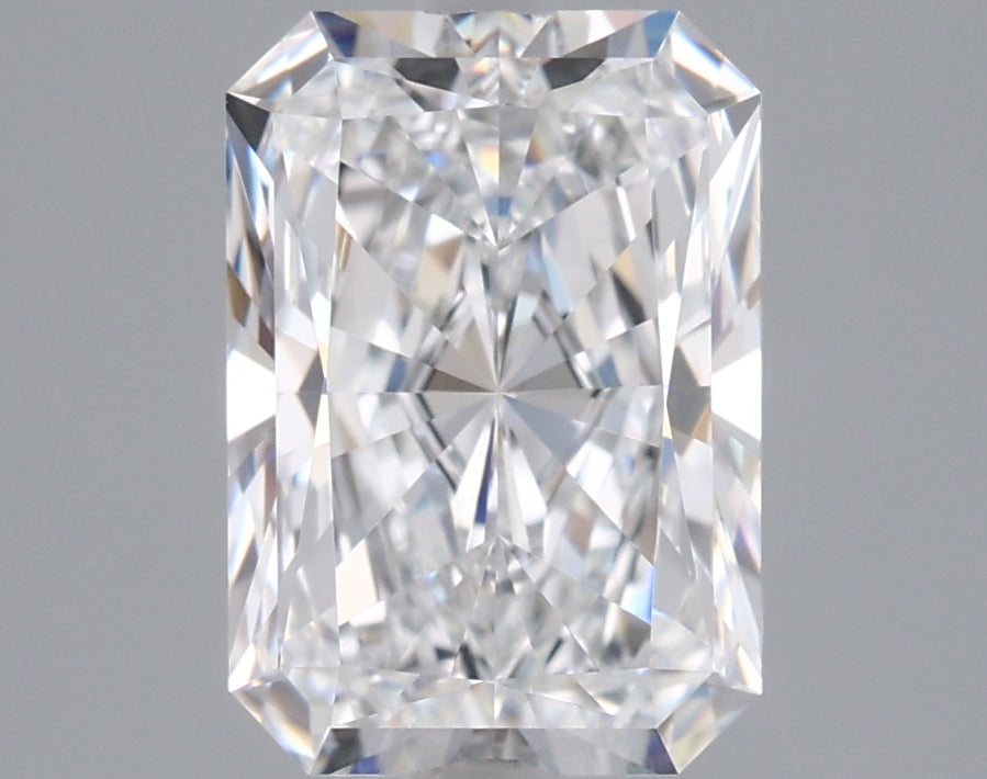 2.04 Carat Radiant Shaped, Ideal Cut, E Color, VVS1 Clarity, IGI Certified Lab Grown Diamond