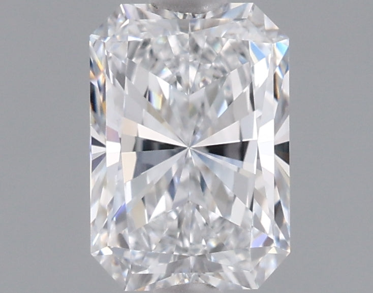 1.03 Carat Radiant Shaped, Ideal Cut, D Color, VVS2 Clarity, IGI Certified Lab Grown Diamond