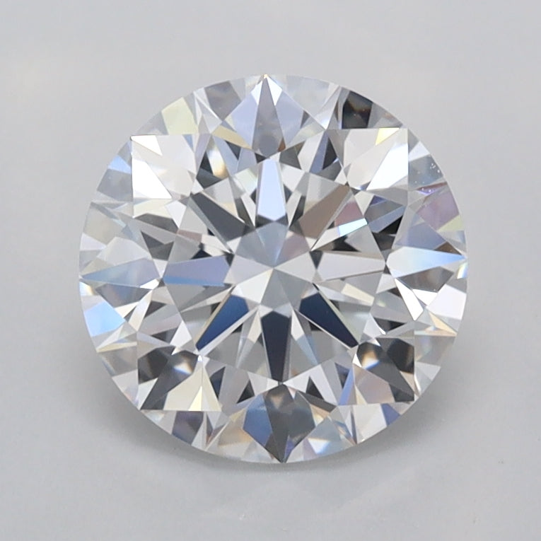 1.57 Carat Round Shaped, Excellent Cut, D Color, VVS2 Clarity, IGI Certified Lab Grown Diamond