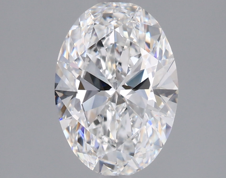 1.54 Carat Oval Shaped, Ideal Cut, D Color, VVS1 Clarity, IGI Certified Lab Grown Diamond