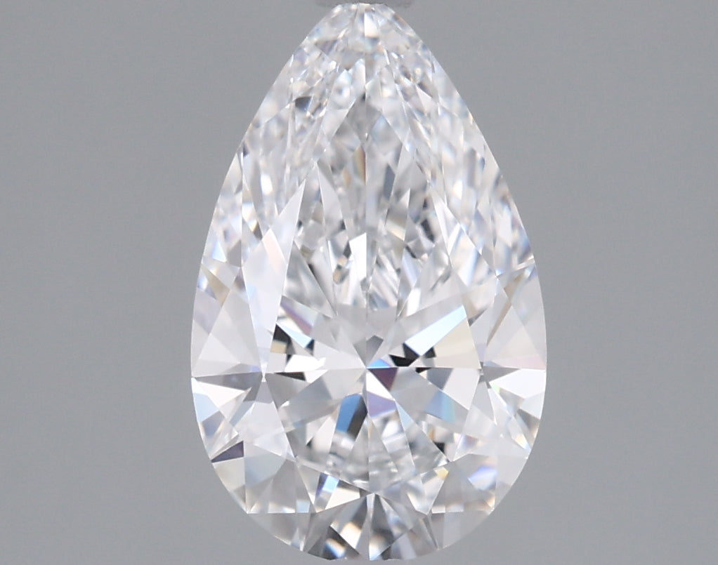 1.50 Carat Pear Shaped, Ideal Cut, D Color, VVS2 Clarity, IGI Certified Lab Grown Diamond