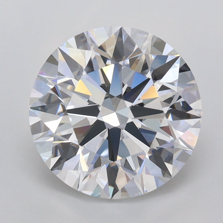 3.03 Carat Round Shaped, Ideal Cut, D Color, FL Clarity, IGI Certified Lab Grown Diamond