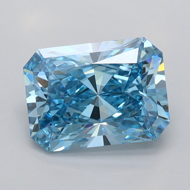 1.51 Carat Radiant Shaped, Excellent Cut, VVS2 Clarity, IGI Certified Lab Grown Diamond