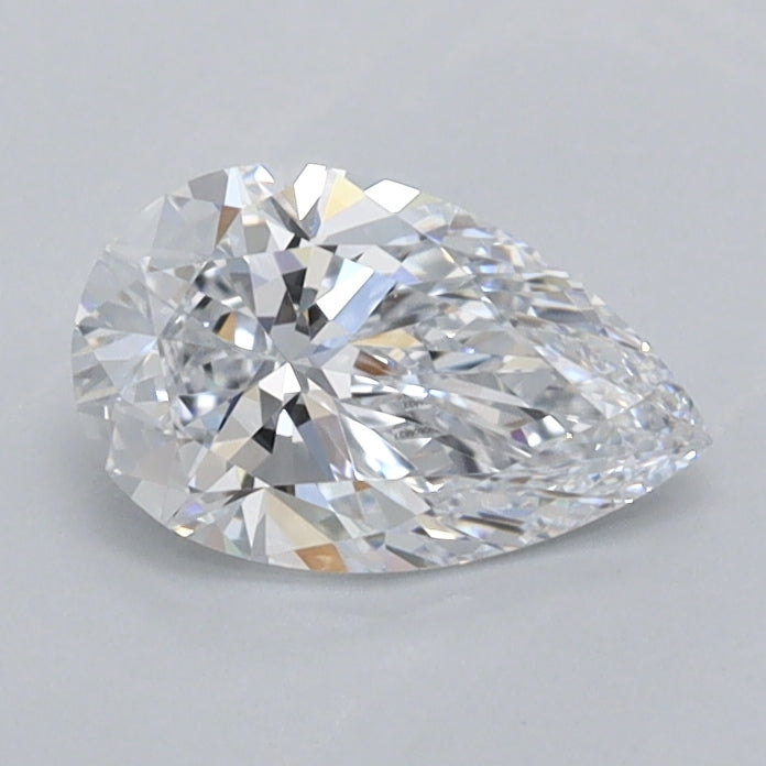 0.73 Carat Pear Shaped, Ideal Cut, D Color, VVS1 Clarity, IGI Certified Lab Grown Diamond