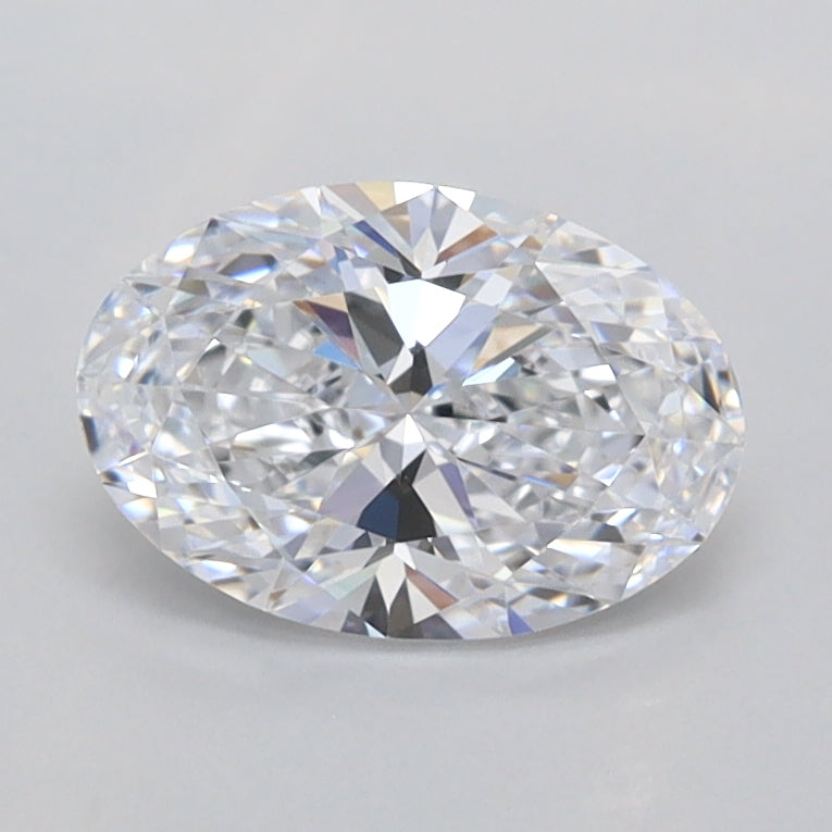 1.05 Carat Oval Shaped, Ideal Cut, D Color, FL Clarity, IGI Certified Lab Grown Diamond