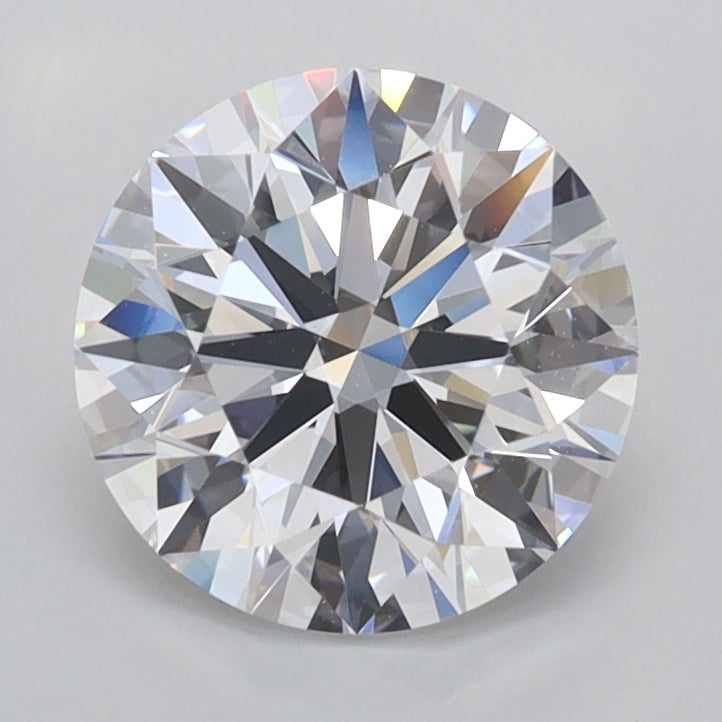 1.66 Carat Round Shaped, Ideal Cut, D Color, VVS1 Clarity, IGI Certified Lab Grown Diamond