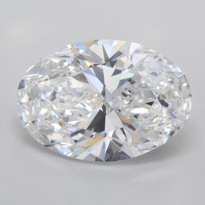 1.53 Carat Oval Shaped, Ideal Cut, D Color, VVS1 Clarity, IGI Certified Lab Grown Diamond
