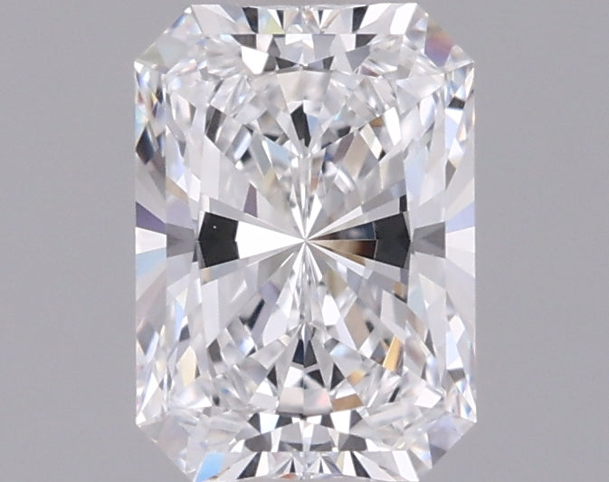 1.03 Carat Radiant Shaped, Ideal Cut, D Color, VVS2 Clarity, IGI Certified Lab Grown Diamond