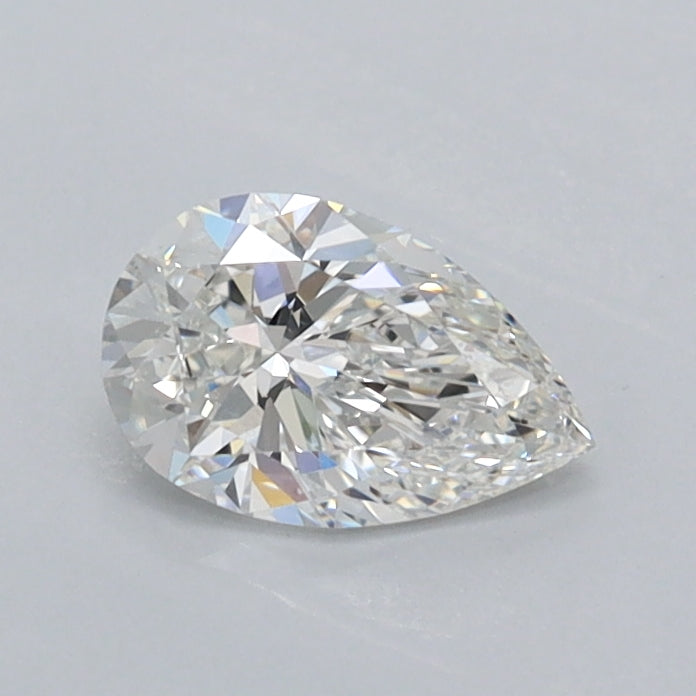 0.51 Carat Pear Shaped, Ideal Cut, E Color, VVS2 Clarity, IGI Certified Lab Grown Diamond