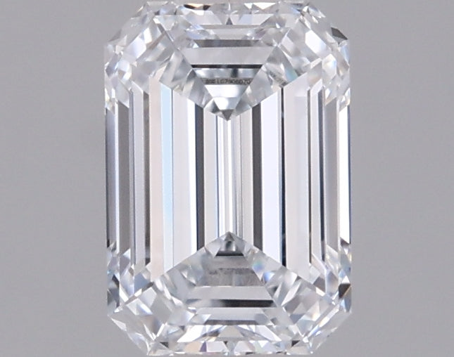 0.92 Carat Emerald Shaped, Ideal Cut, E Color, VVS2 Clarity, IGI Certified Lab Grown Diamond