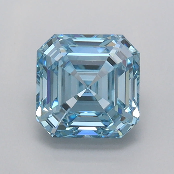 1.02 Carat Asscher Shaped, Ideal Cut, VS1 Clarity, IGI Certified Lab Grown Diamond
