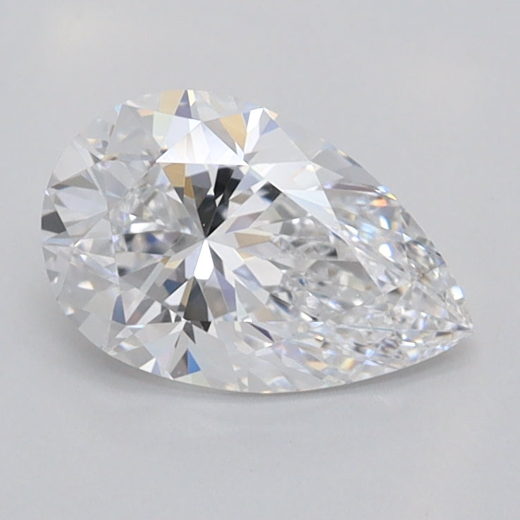 1.03 Carat Pear Shaped, Excellent Cut, D Color, VVS1 Clarity, IGI Certified Lab Grown Diamond