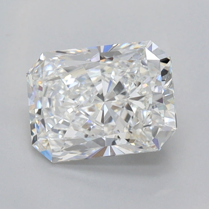1.00 Carat Radiant Shaped, Ideal Cut, E Color, VVS2 Clarity, IGI Certified Lab Grown Diamond