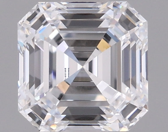 1.03 Carat Asscher Shaped, Ideal Cut, D Color, VVS1 Clarity, IGI Certified Lab Grown Diamond