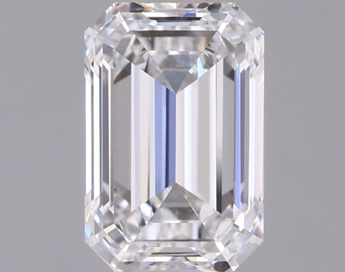 1.05 Carat Emerald Shaped, Ideal Cut, D Color, VVS1 Clarity, IGI Certified Lab Grown Diamond