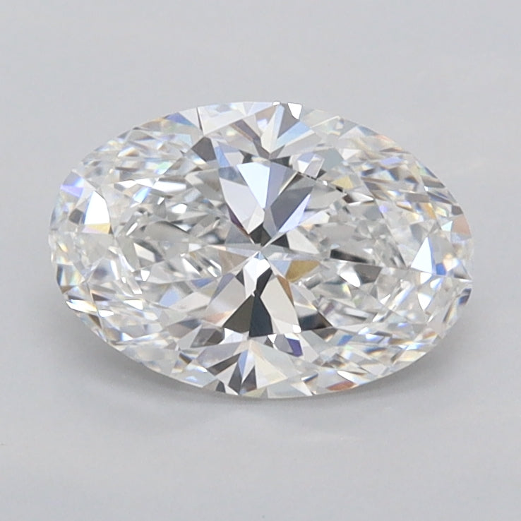 1.04 Carat Oval Shaped, Ideal Cut, D Color, VVS2 Clarity, IGI Certified Lab Grown Diamond