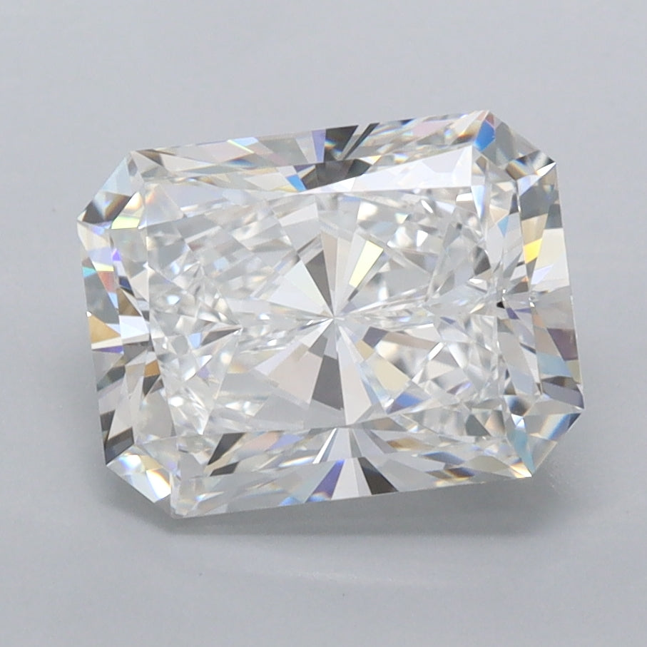 2.75 Carat Radiant Shaped, Ideal Cut, E Color, FL Clarity, IGI Certified Lab Grown Diamond