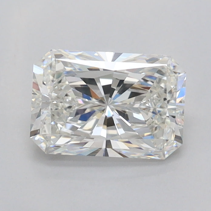 0.91 Carat Radiant Shaped, Ideal Cut, F Color, VVS2 Clarity, IGI Certified Lab Grown Diamond